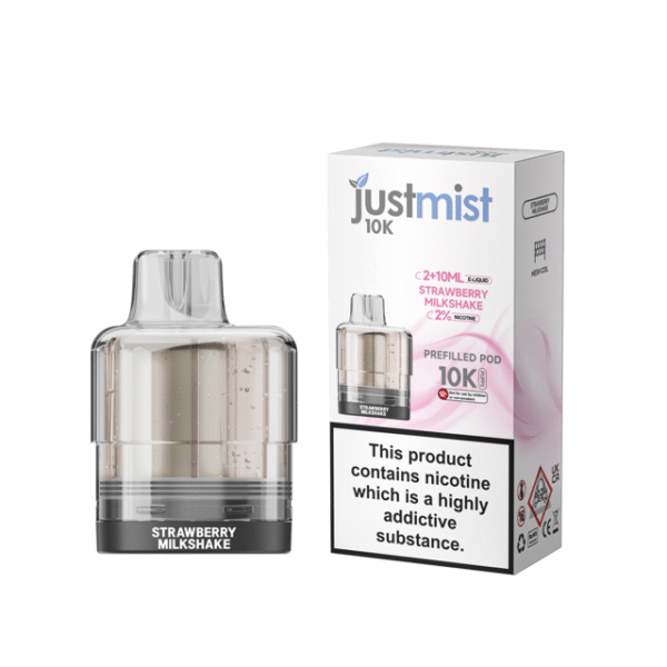 Just Mist 10K – Prefilled Pod – Strawberry Milkshake
