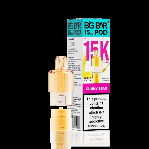 Big Bar 15K Pro Refill Pod – Gummy Bear