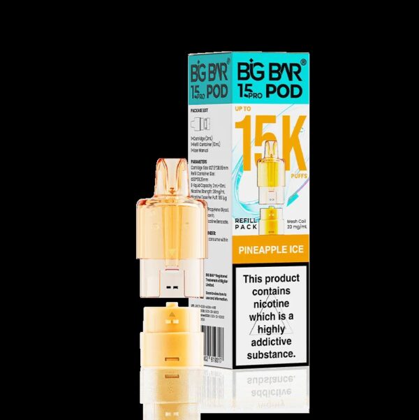 Big Bar 15K Pro Refill Pod – Pineapple Ice