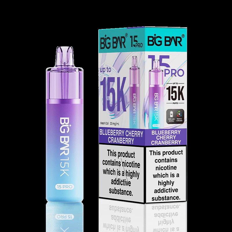 Big Bar 15K Pro Kit – Blueberry Cherry Cranberry